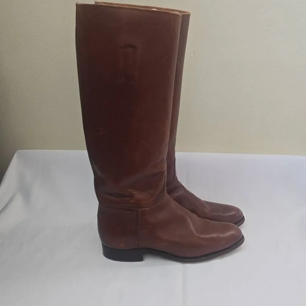 Colt Quality Tan Leather Riding Boot, Vintage, Made in England, EUC, Sz. 4